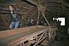 část muzejní štoly v uhelném dole