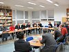 Schůzka v knihovně Gymnázia Zlín