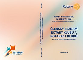 ČLENSKÝ SEZNAM ROTARY KLUBŮ A ROTARACT KLUBŮ V ČESKÉ REPUBLICE A SLOVENSKÉ REPUBLICE  VYDÁNÍ 2024/25