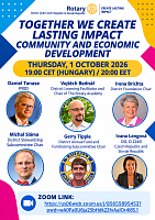 Invitation | Together We Create Lasting Impact Rotary Foundation and Gratitude – 1 October 2026