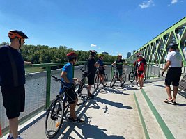 Spoločný rotariánsky bicyklový výlet po 6-tich bratislavských mostoch
