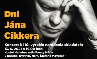Koncert k 110. výročiu narodenia Jána Cikkera