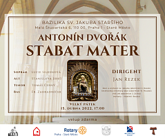 Pozvánka na koncert - Bazilika sv. Jakuba Staršího 15.4.2022