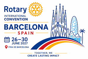 Rotary International Convention 2027 v Barcelone.