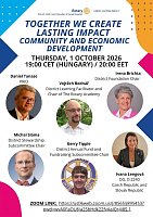Invitation | Together We Create Lasting Impact Rotary Foundation and Gratitude – 1 October 2026