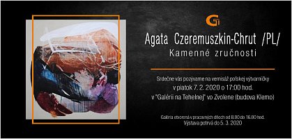 Vernisáž výstavy Agata Czeremuszkin-Chrut /PL/