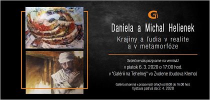 Vernisáž výstavy Daniela a Michal Helienek