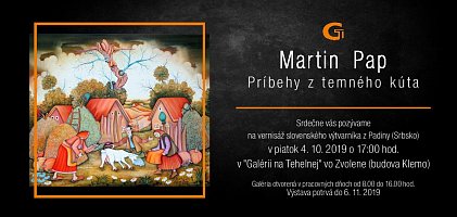 Vernisáž výstavy - Martin Pap