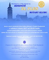 21. benefiční ples Rotary klubu České Budějovice