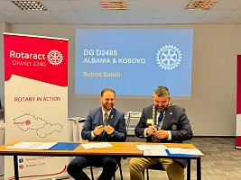 MEMORANDUM OF UNDERSTANDING Between: RI District 2485 (Albania-Kosova) and RI District 2240 (CZ&SK)