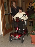 Elektrický skútr pro stacionář v Třebíči