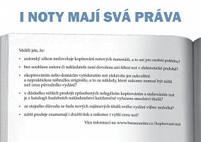 Pořízení notového materiálu